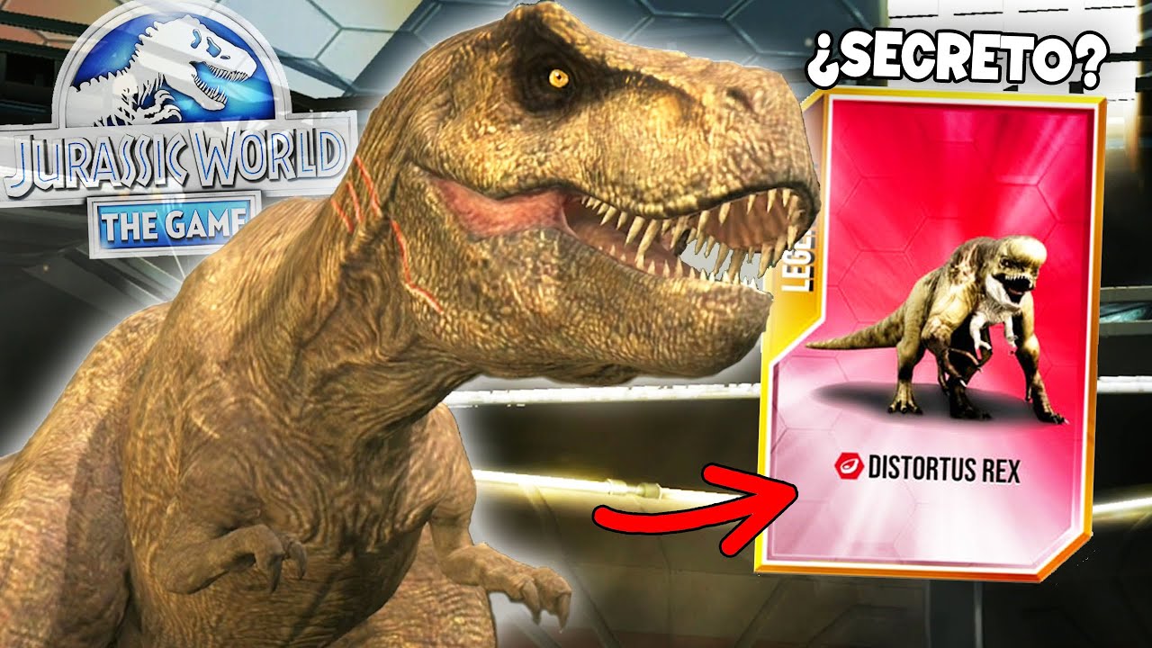 EL DISTORTUS REX SE CREARÁ CON ESTE DINOSAURIO? imágenes secretas y mods Jurassic World El Juego