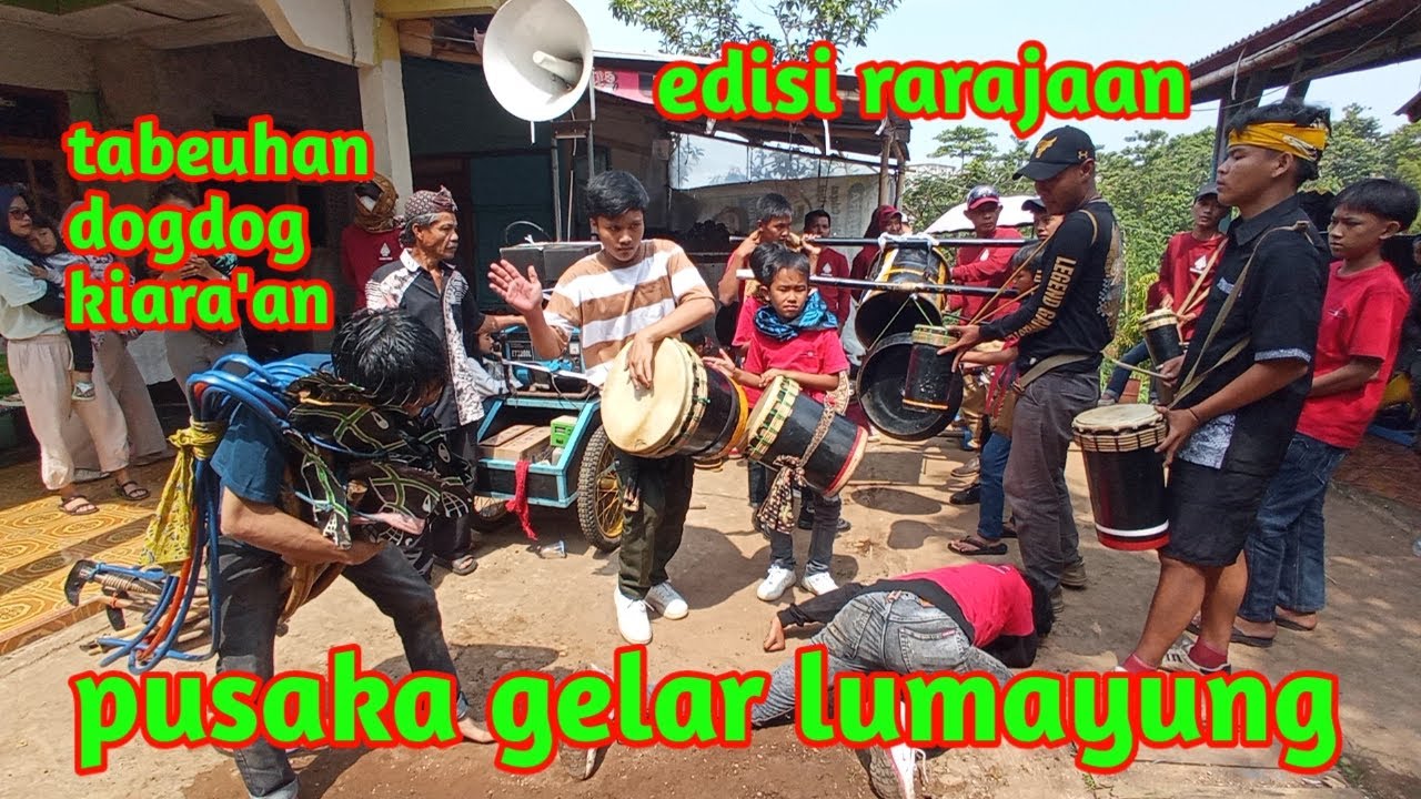 rarajaan, seni reak pusaka gelar lumayung @margalaksana