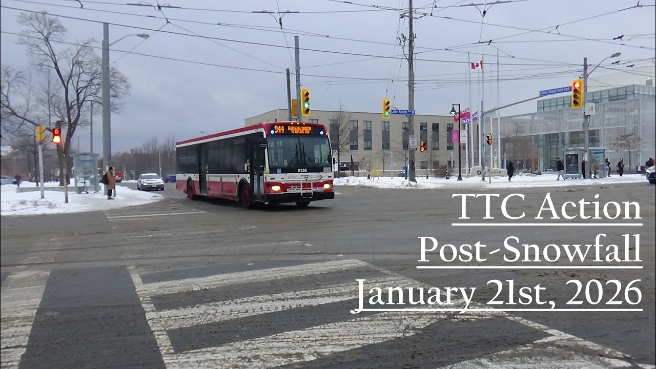 TTC Action Post Snowfall - January 21st 2026