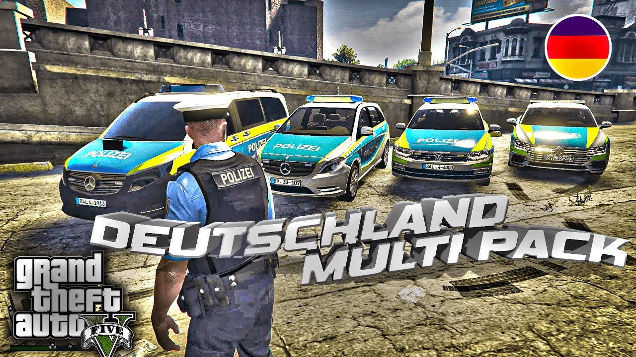 GTA V | DEUTSCHLAND POLIZEI KIT 🇩🇪 | EUP + POLIZEI FAHRZEUGE | REALISTISCH