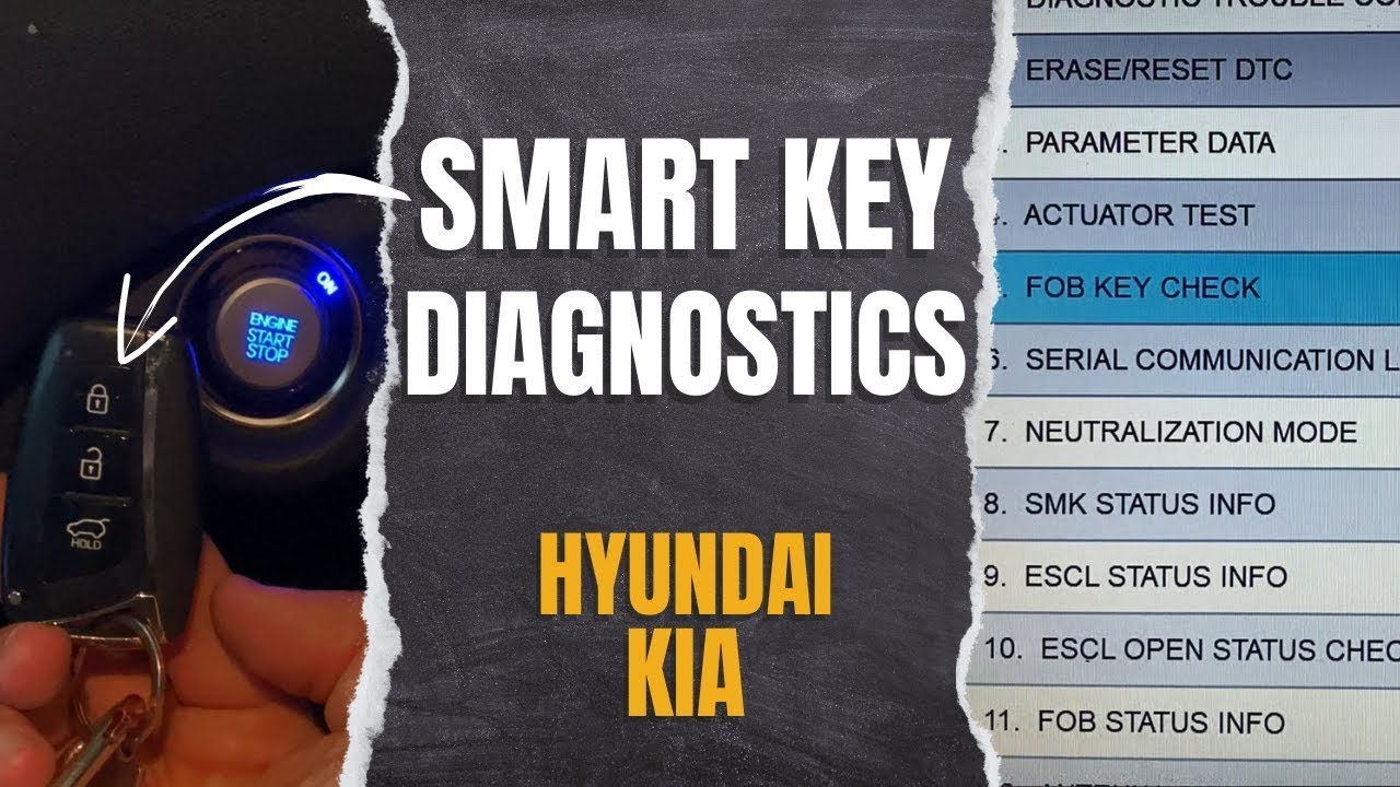 How to Diagnose KIA Smart Key Push Button System | KIA Keyless Entry System Explained