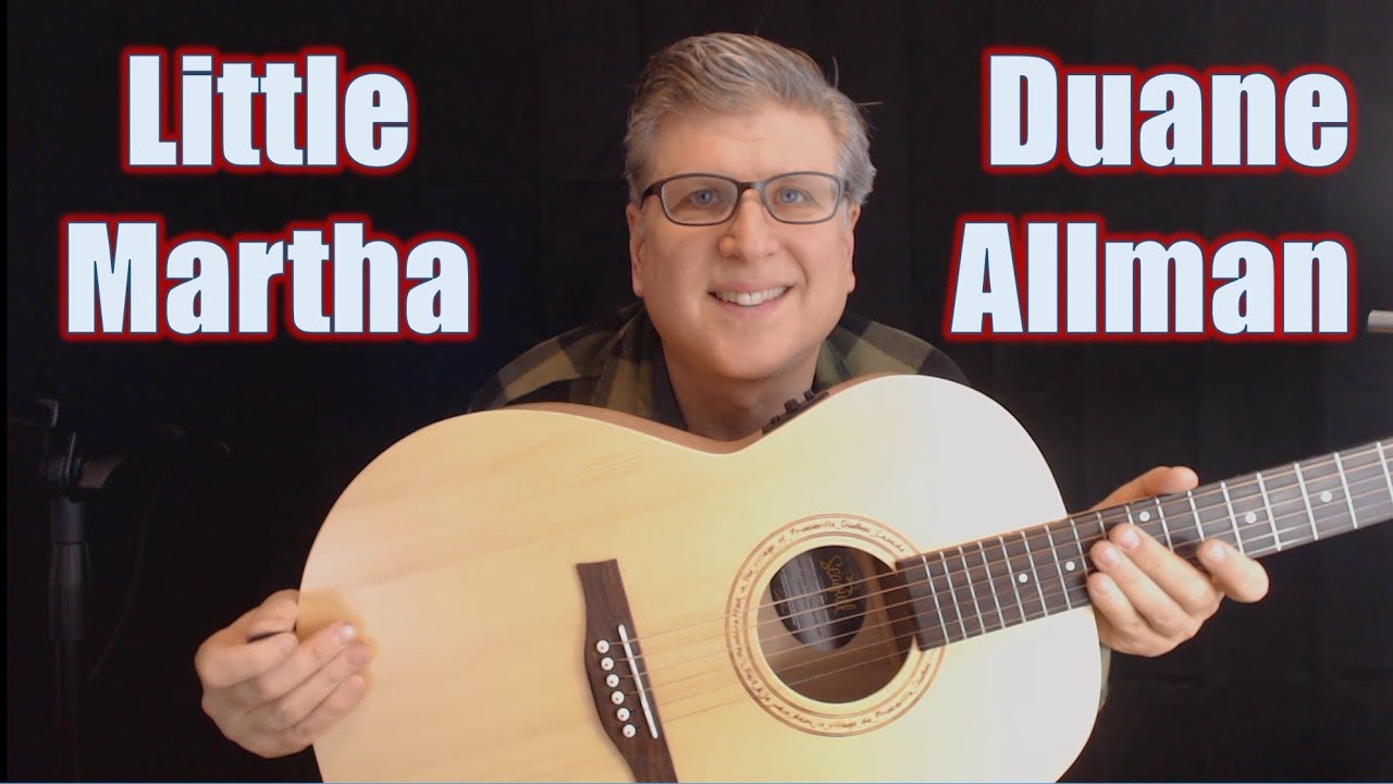 Duane Allman - Little Martha guitar lesson (with TAB)