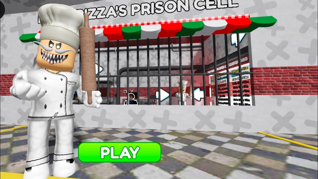 Papa Pizza's Prison Run! (Obby) Gameplay 