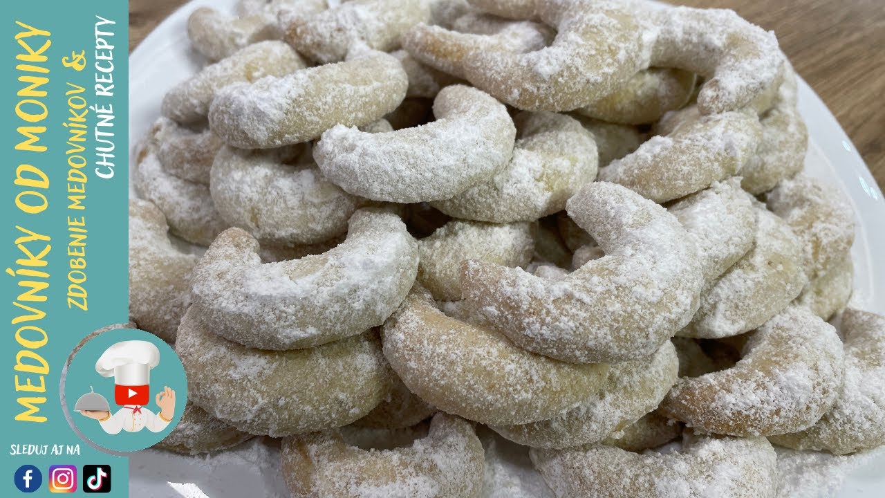 VANILKOVÉ ROŽKY - recept na tradičné vianočné koláčiky (Vanilla Rolls)