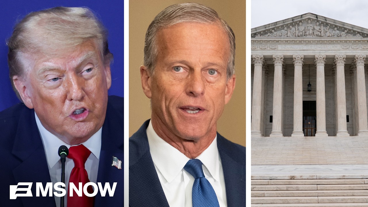 Trump PUSHES Thune, Supreme Court for policies that 'PREVENT people from voting&rsquo;