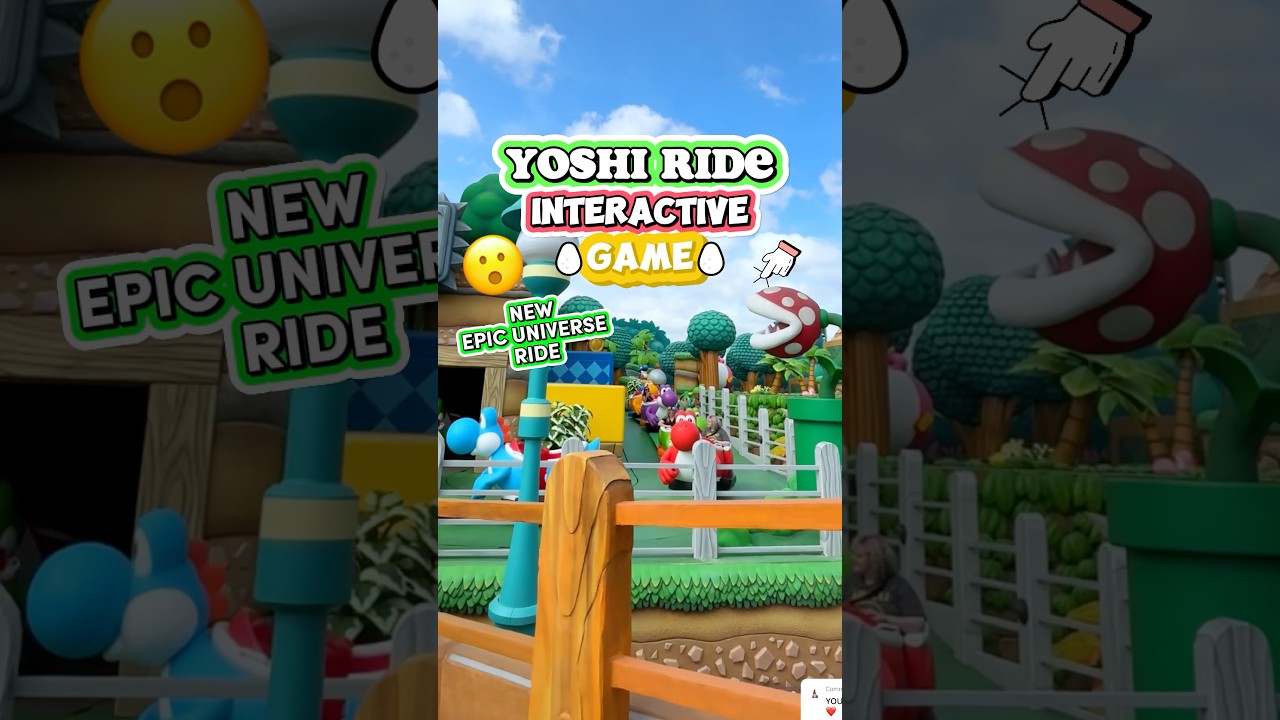 Epic Universe Ride is Also a GAME! 😮🐢(Yoshi’s Adventure Golden Egg Challenge)