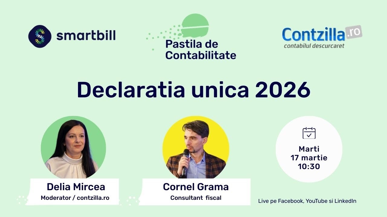 Declaratia unica 2026 - #PastilaDeContabilitate