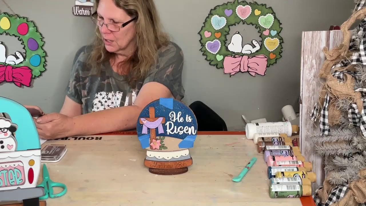 🕊️🕊️🕊️ $10 Tuesday - He is Risen lighted globe - diy craft kit 🕊️🕊️🕊️