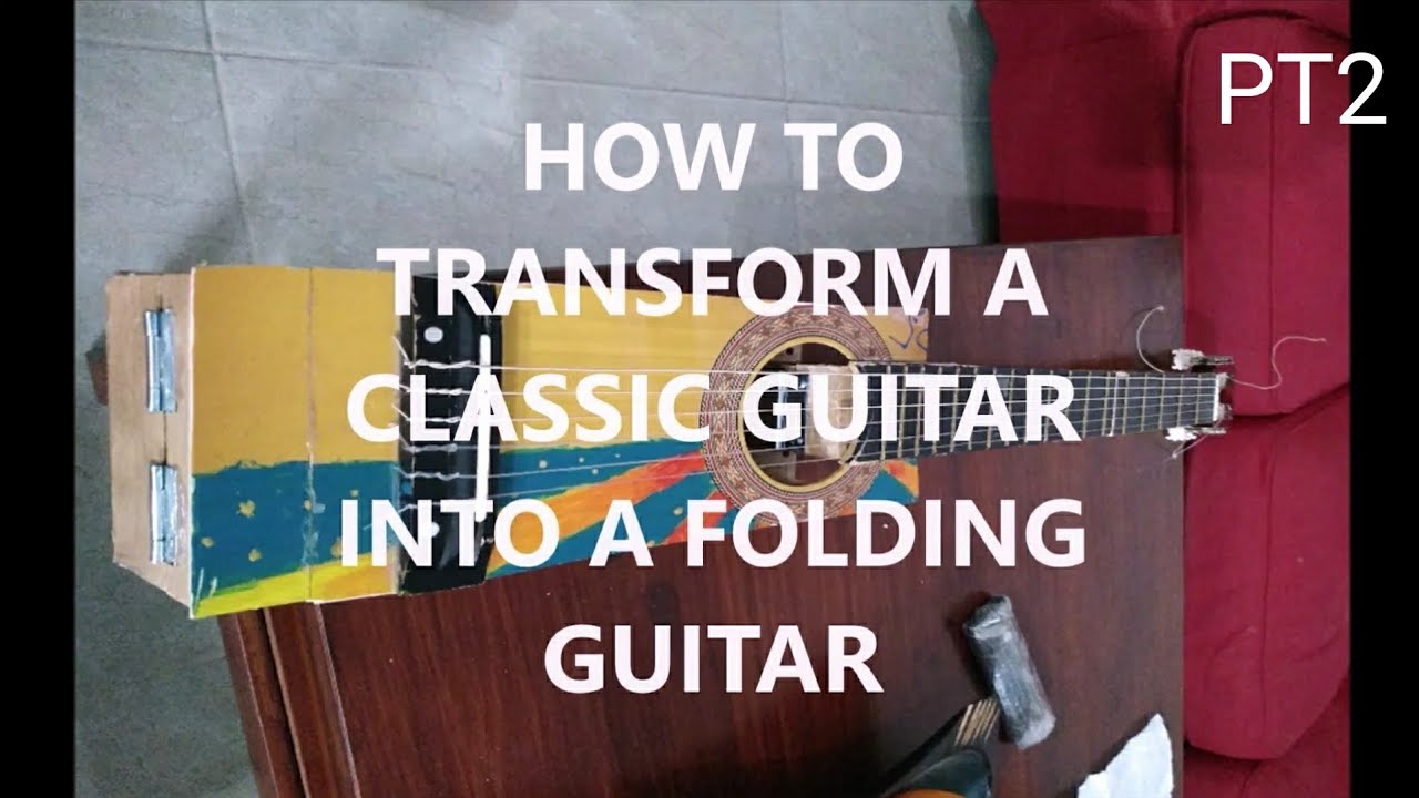 DIY folding travel guitar pt2/3
