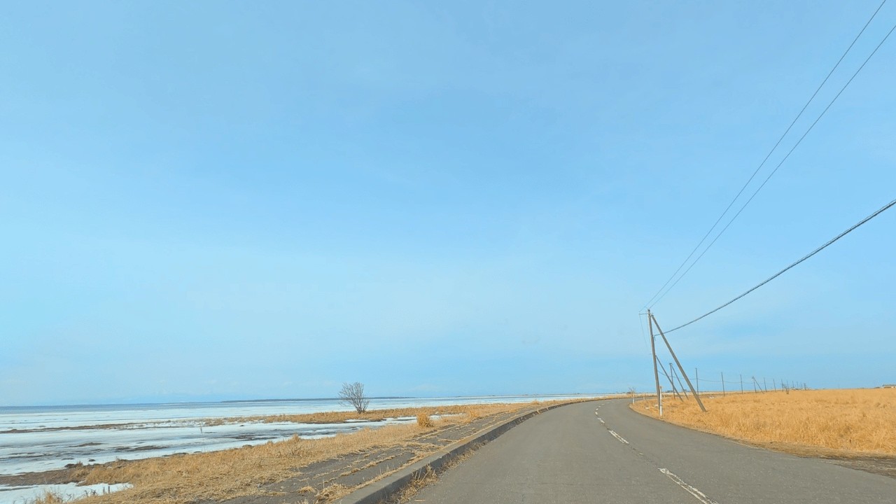 The Ice Horizon Line | Notsuke Peninsula | Hokkaido Drive 4K