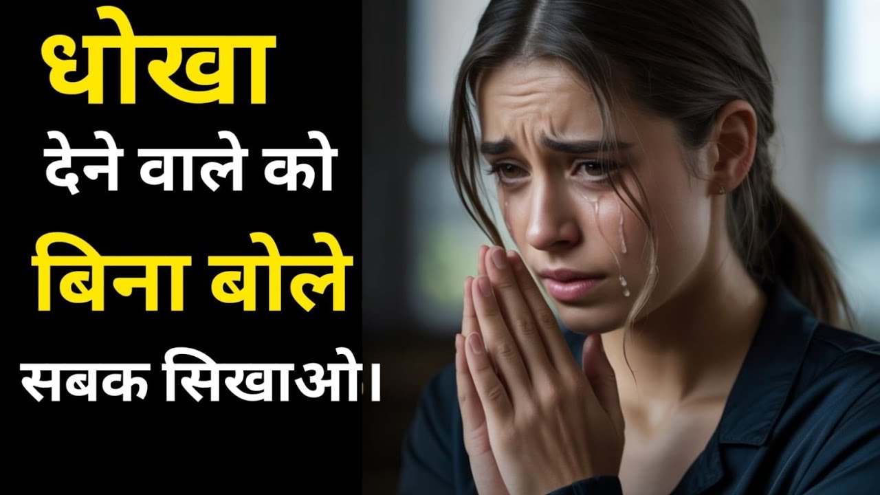 💔 धोखा देने वाले को बिना बोले सबक सिखाओ🔥 खामोशी की ताकत | Emotional & Life Truth 💯