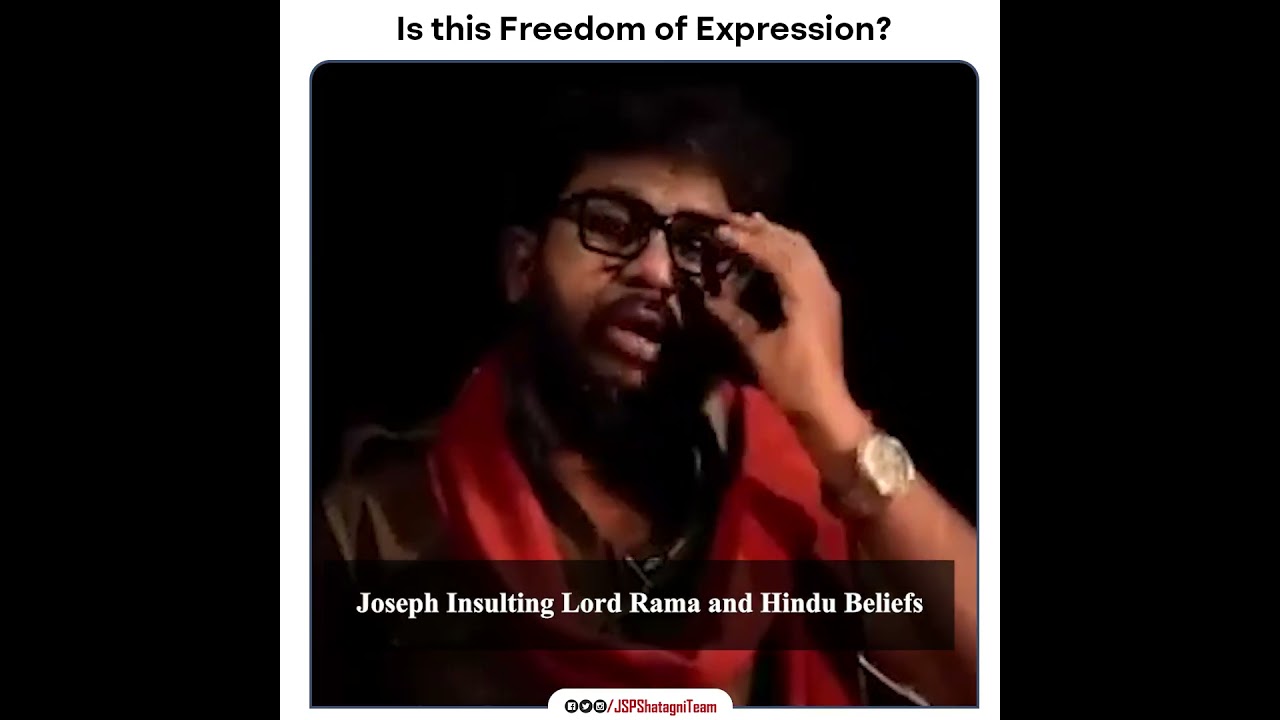 Joseph Insulting Lord Rama and Hindu Beliefs | we all know #YCPBacksCriminals