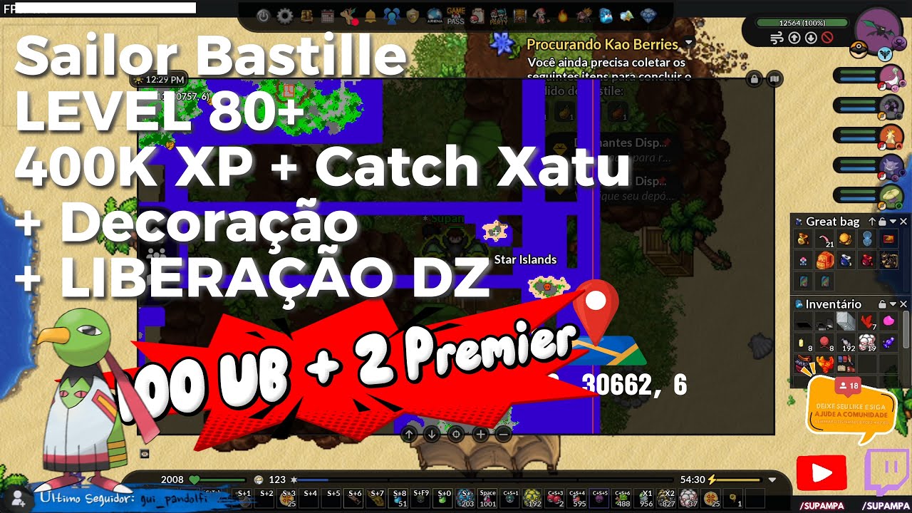 [PxG] Quest 80+ Sailor Bastile ( 900k de XP +Itens) 