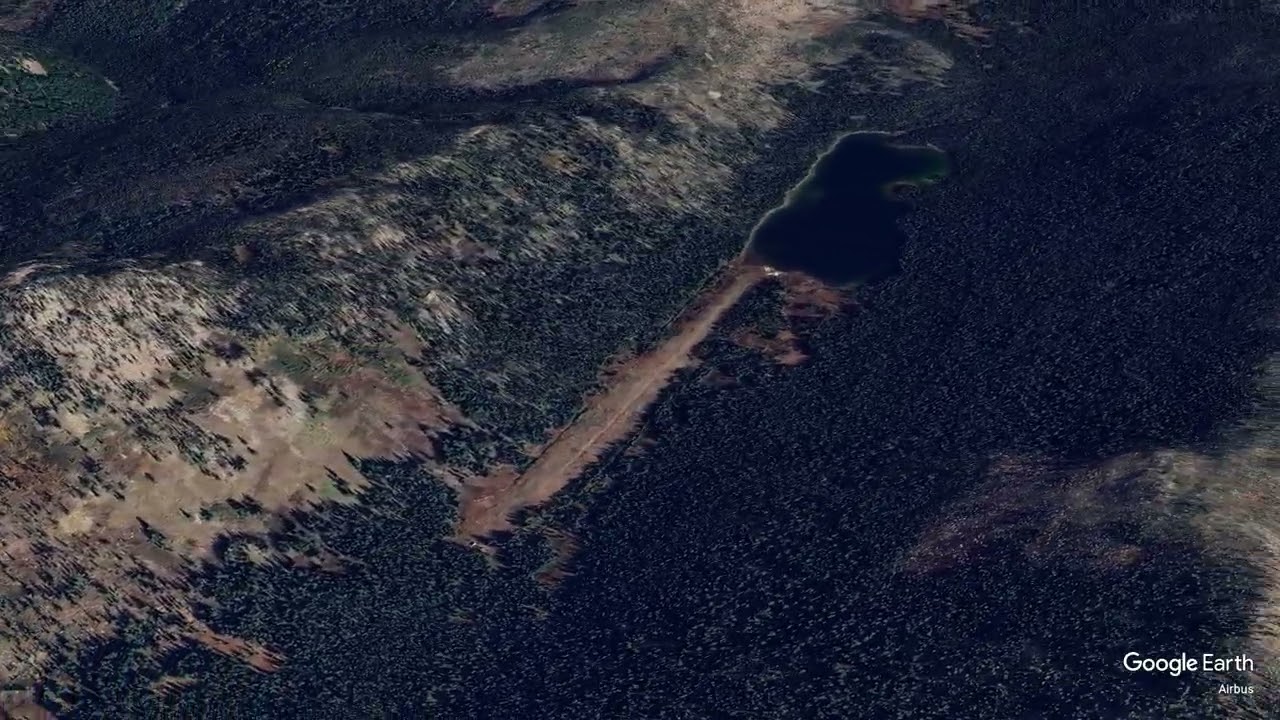 Runway Flyover - Fish Lake, Idaho