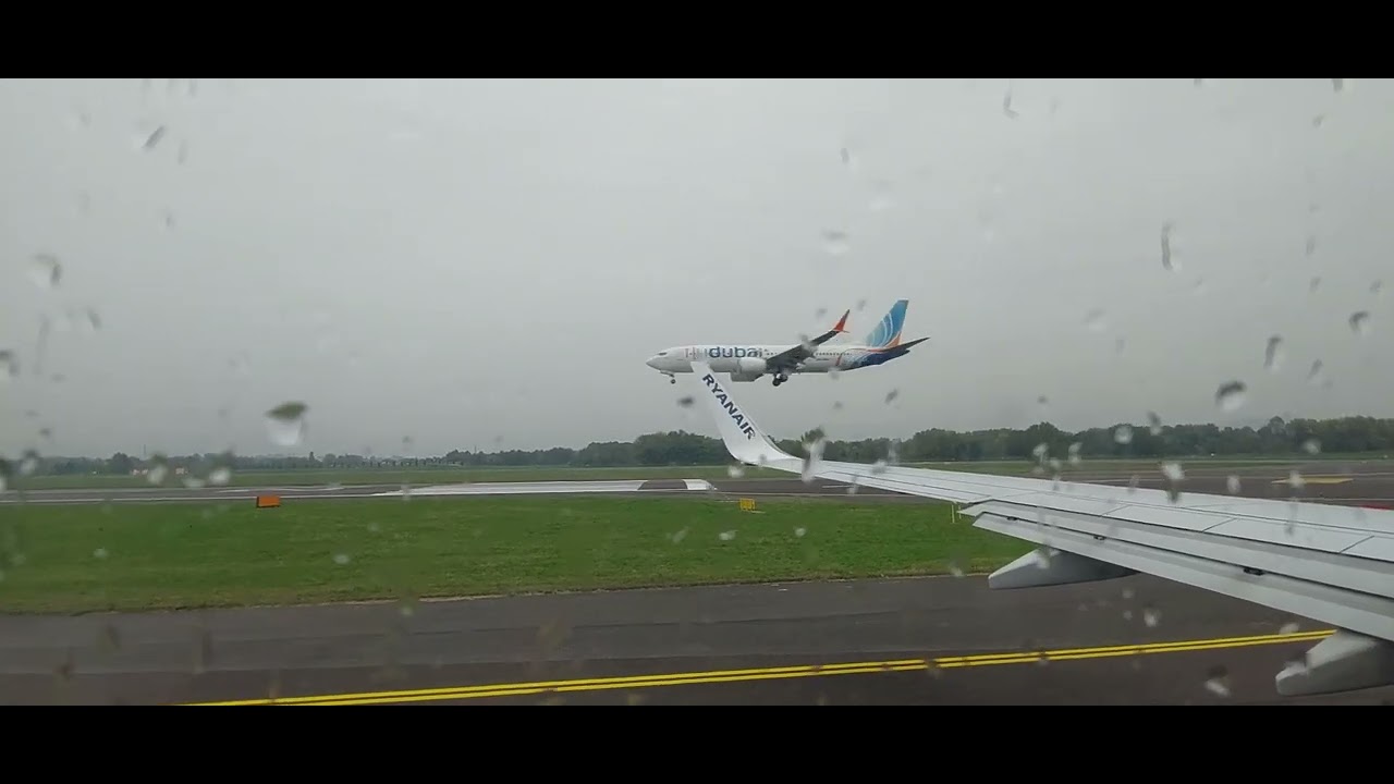 Departing from Milan Bergamo - Il Caravaggio International Airport on a rainy day!!