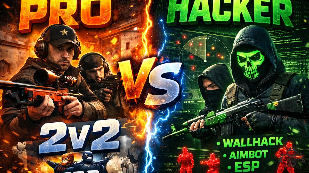 CS 2v2: Професионалисти срещу Хакер… Кой печели?