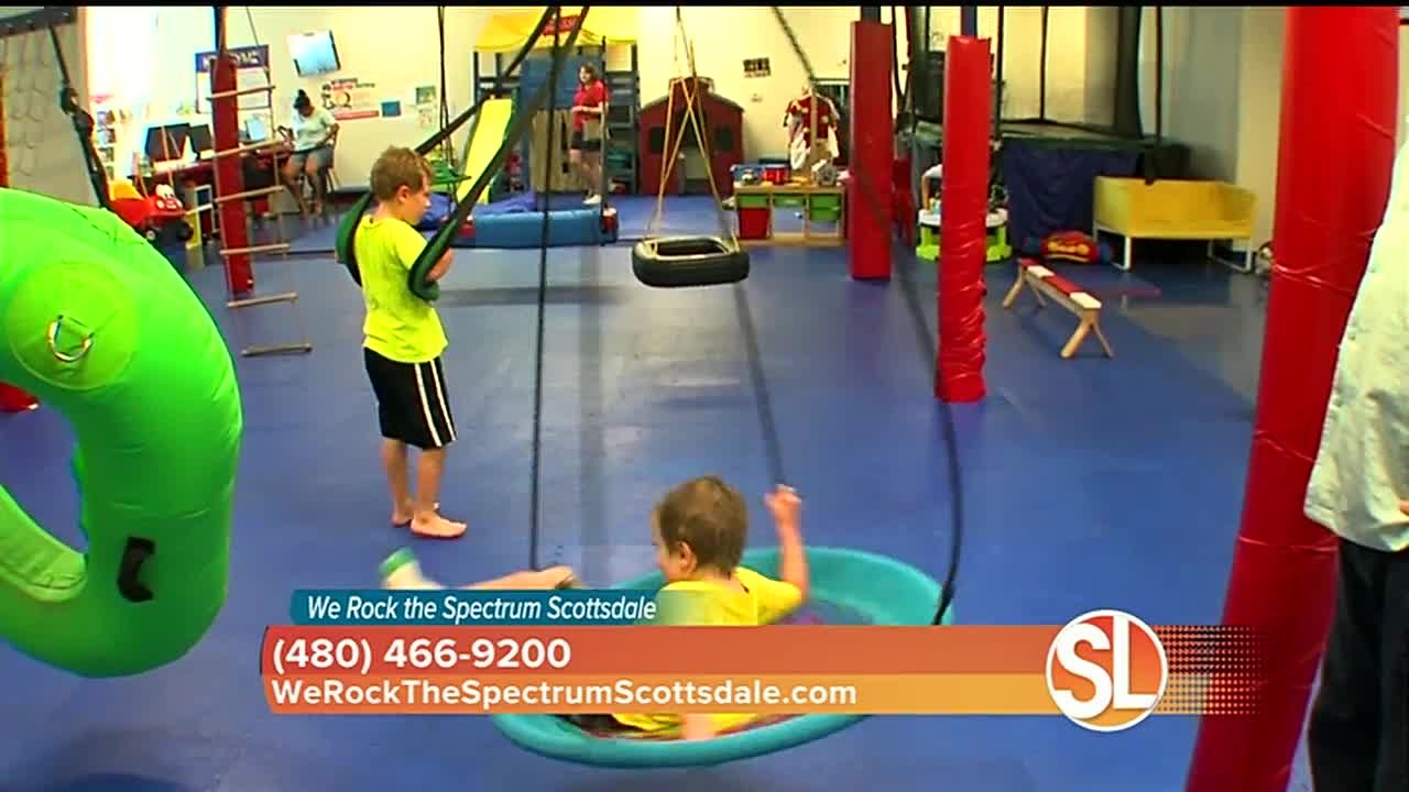 We Rock the Spectrum Scottsdale is a kids gym for children with sensory processing disorders.