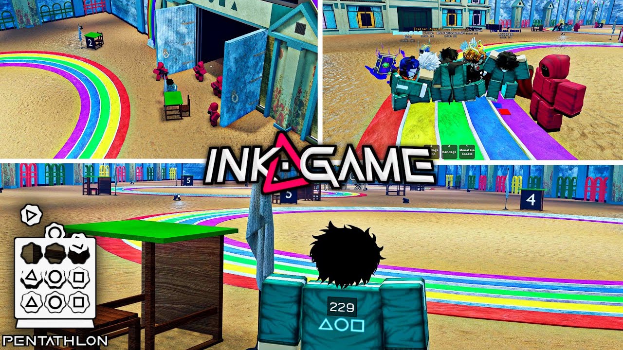Ink Game - [🌈] PENTATHLON (Full Walkthrough) - Roblox