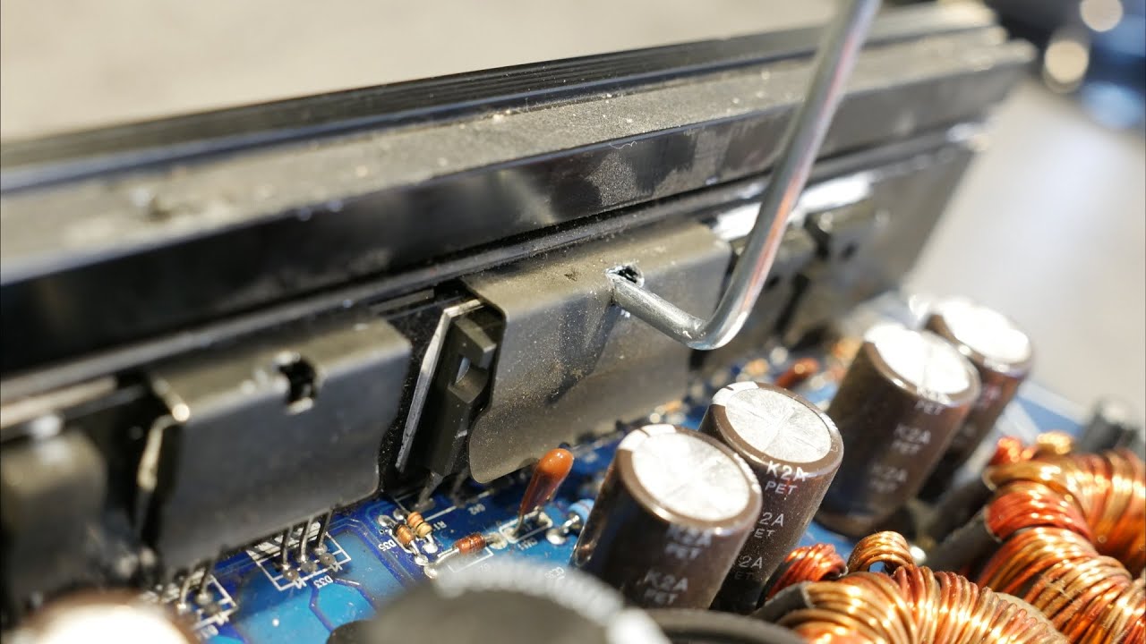 How to Remove Car Audio Amp Retaining Clip/Spring DIY