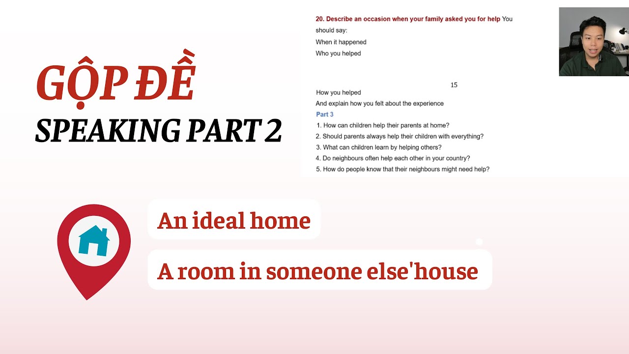 8.5 IELTS🔥 Gộp đề Speaking part 2 tả 