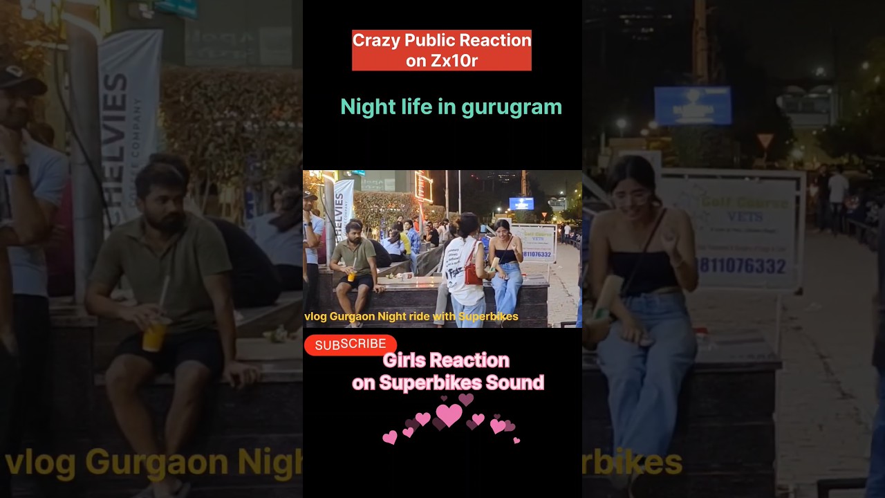 Girls Reaction on Superbike Zx10r | Public Reaction #youtubeshorts #reactionshorts #zx10 #bike #girl