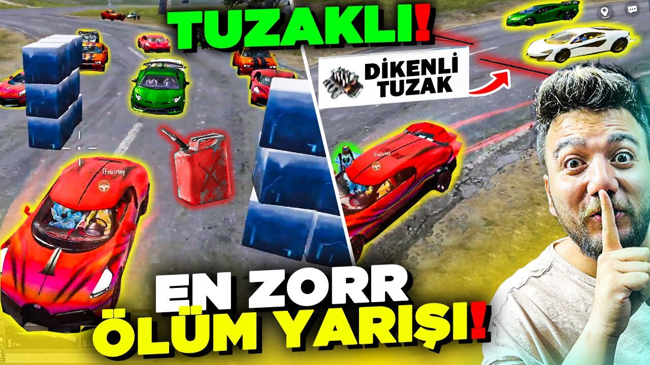 ÖLÜM YARIŞI ama HER YERDE TUZAK VAR!!! PUBG Mobile Death Race