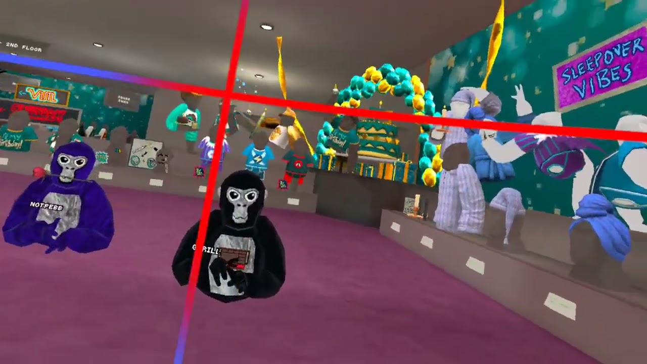 Playing Gorilla tag minigames