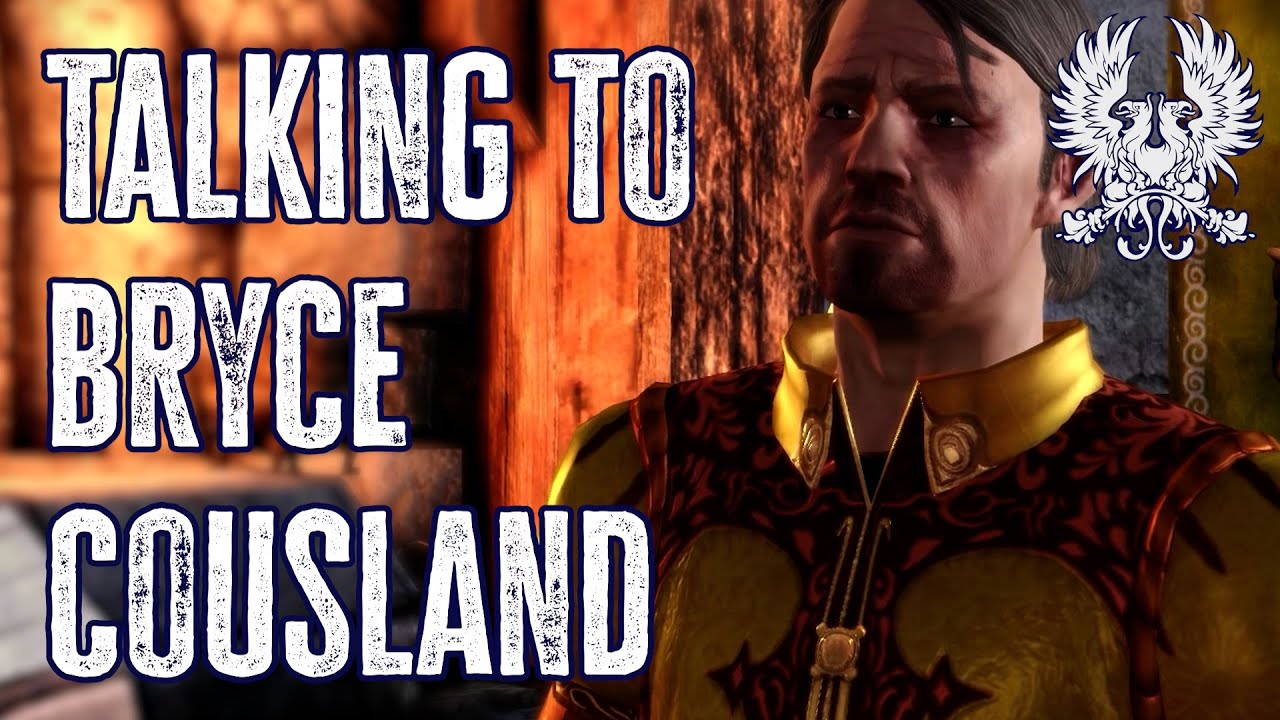 Talking to Bryce Cousland (Human Noble Origin) | Dragon Age: Origins