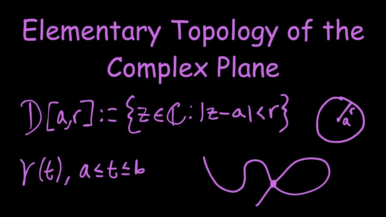 Complex Analysis: Elementary Topology of the Complex Plane