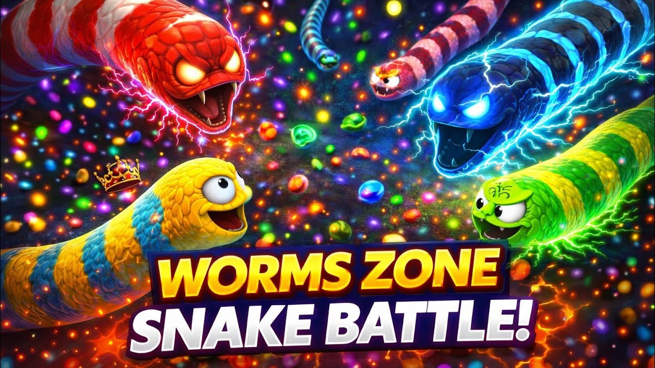 World’s Biggest Snake 🐍🔥 | Worms Zone Snake Battle || @Viral_Gaming_2004 #viral #wormszone 