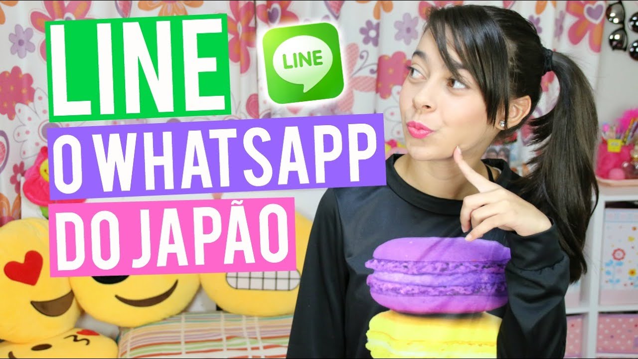 LINE o WHATSAPP do Japão