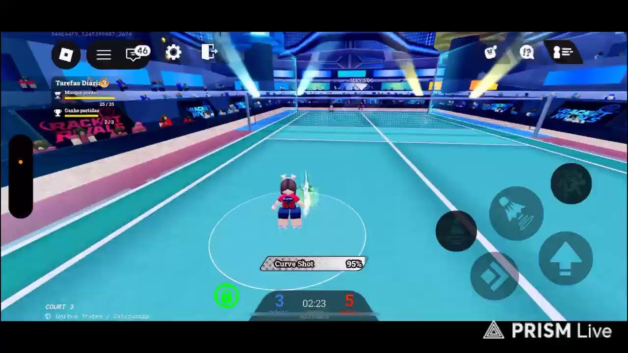 Jogando Roblox