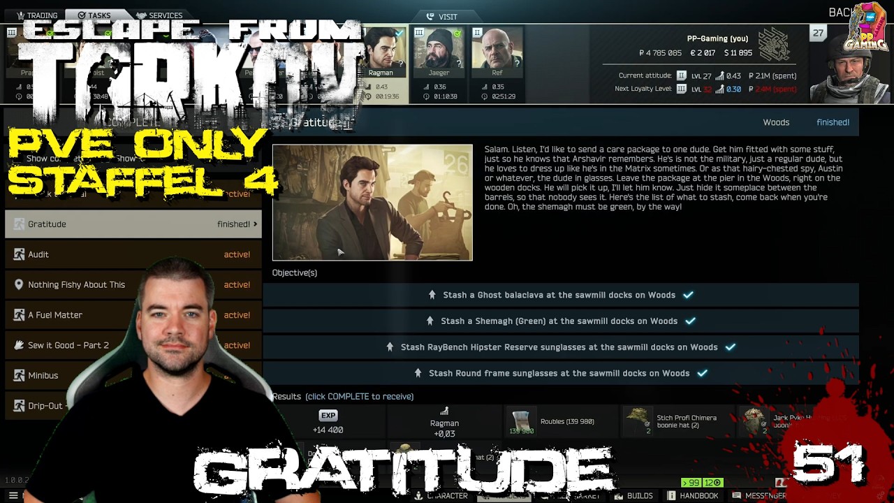 Gratitude 🔫 S04 #51 Escape from Tarkov 1.0 EFT PVE