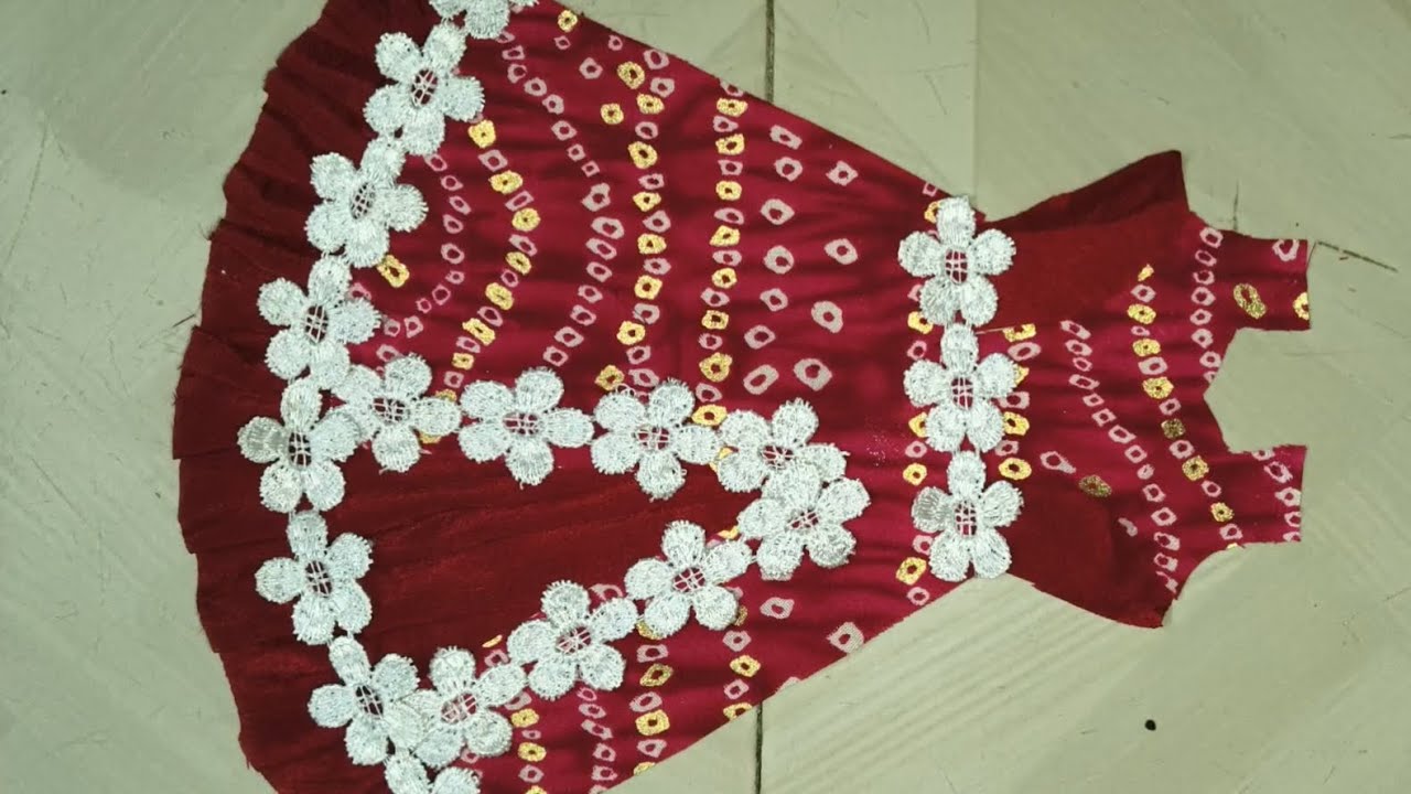 Easy Baby Frock Cutting and Stitching | Simple Baby Dress Design | Kids Frock Tutorial in Hindi"