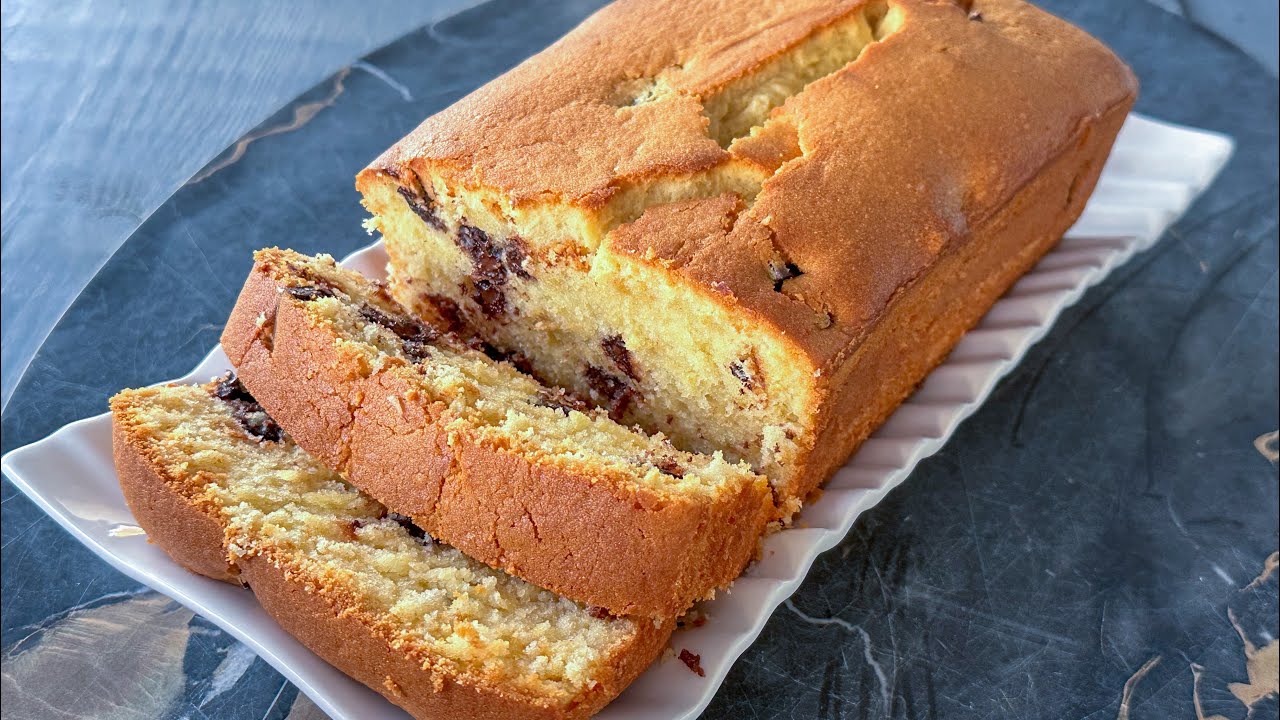 Bizcocho de Queso Crema con Chispas de Chocolate