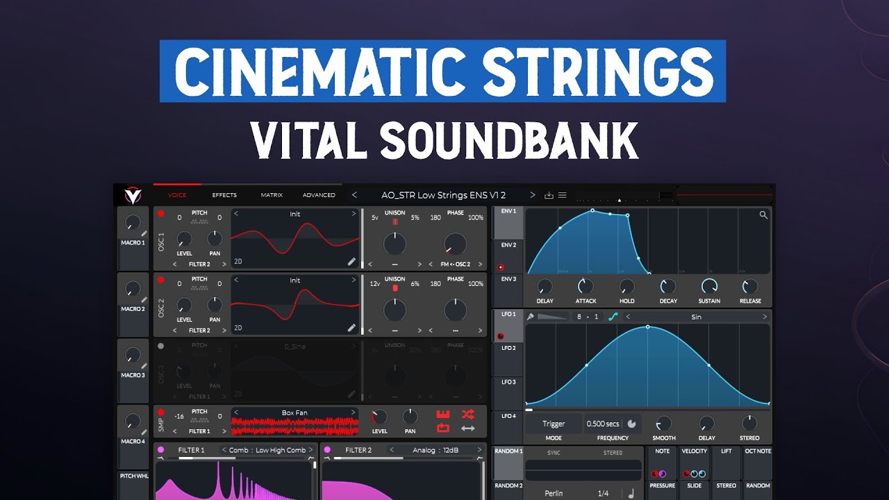 [FREE] Cinematic Strings for Vital