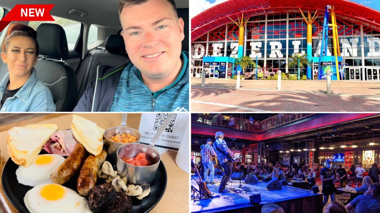 FLORIDA DISNEY WORLD DAY 3: British Breakfast, Nature Drive, Dezerland Orlando & I-drive Ole Red🇺🇸