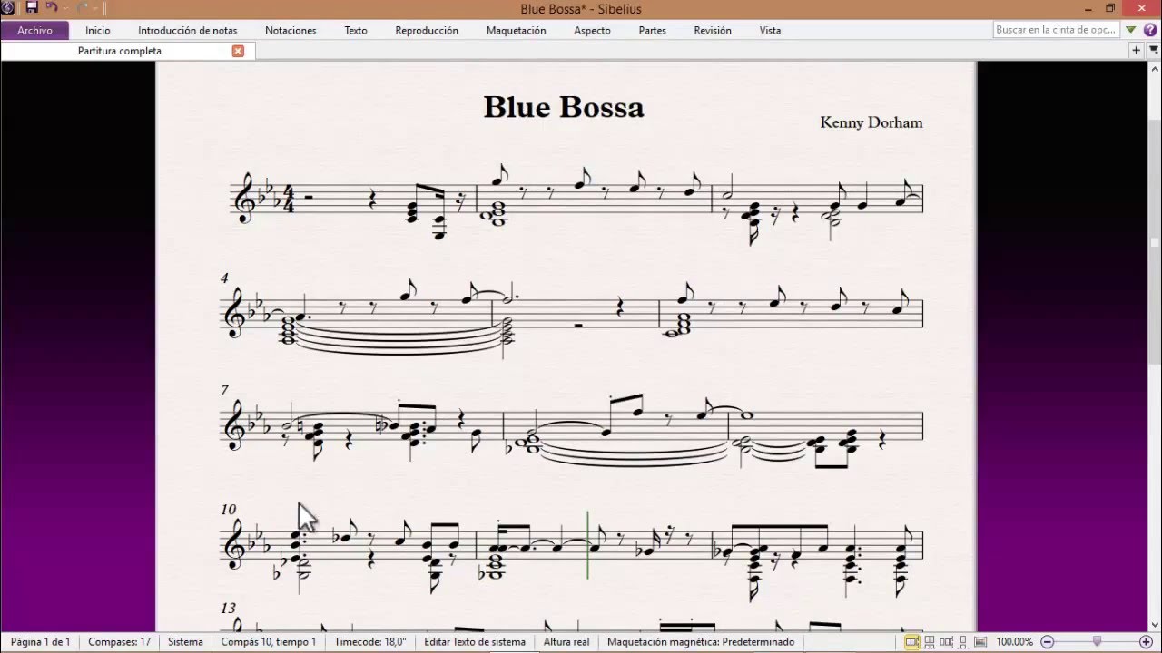 D.  S.  al Coda Sibelius 8