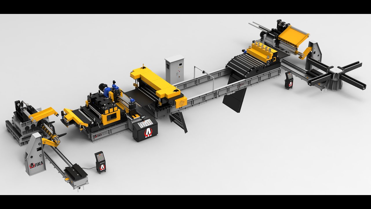 Coil Slitting Line / Rulo Sac Dilme Hattı (0.5 - 4 mm X 1500 mm x 15 Ton)