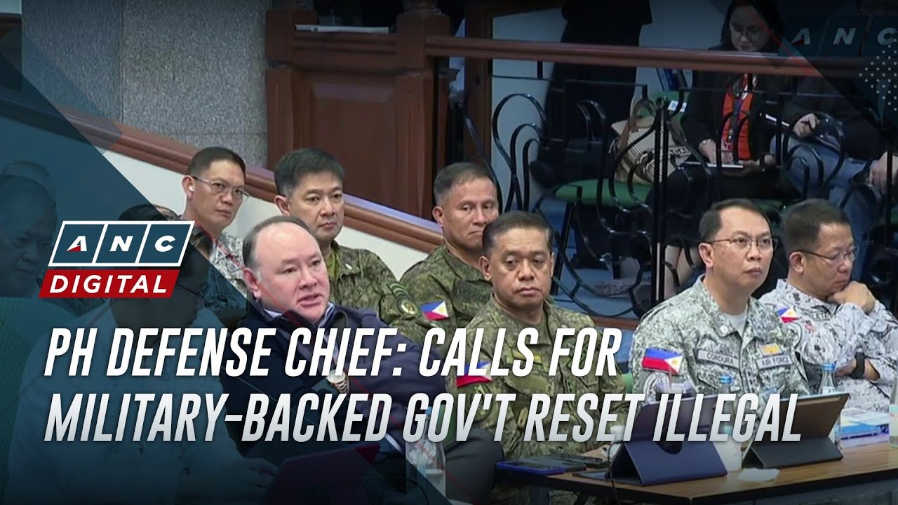 PH defense chief: Calls for military-backed gov't reset illegal | ANC