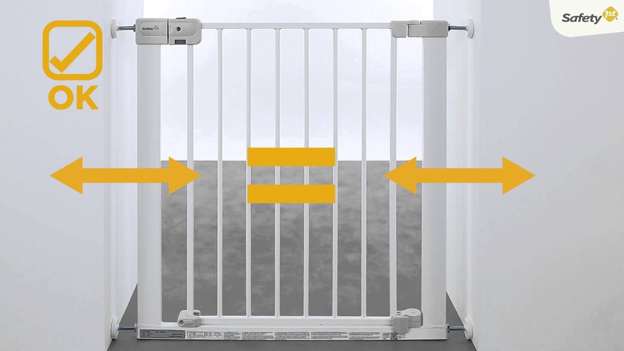 How to install Safety 1st Auto-Close baby gate
