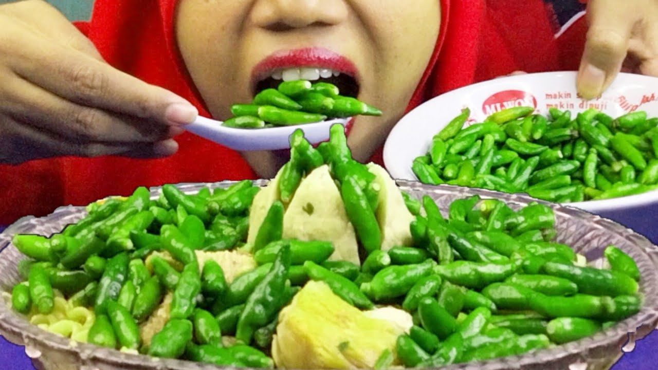 PEDASNYA BIKIN NGK WARAS‼️ MUKBANG MIE NYEMEK + CABE RAWIT IJO 1000 + BAWANG PUTIH 25 + AYAM + BAKSO