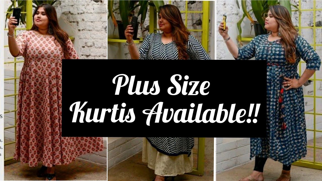 PLUS SIZE Kurtis for fat women❤️|Plus size|Latest kurti designs in different sizes|online
