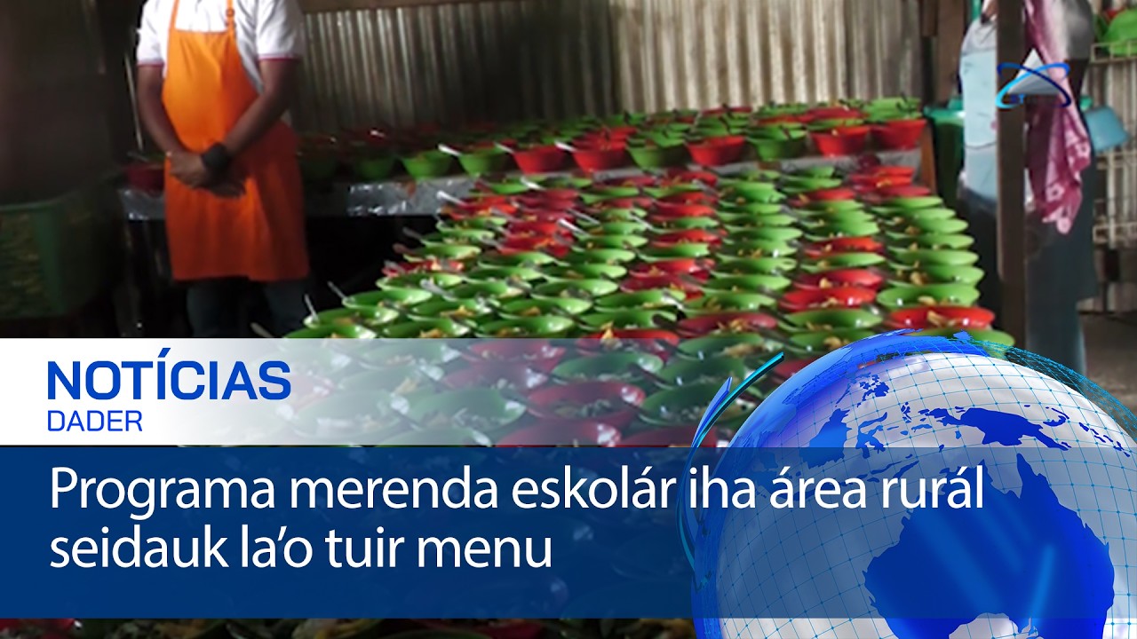 Programa merenda eskolár iha área rurál seidauk la’o tuir menu