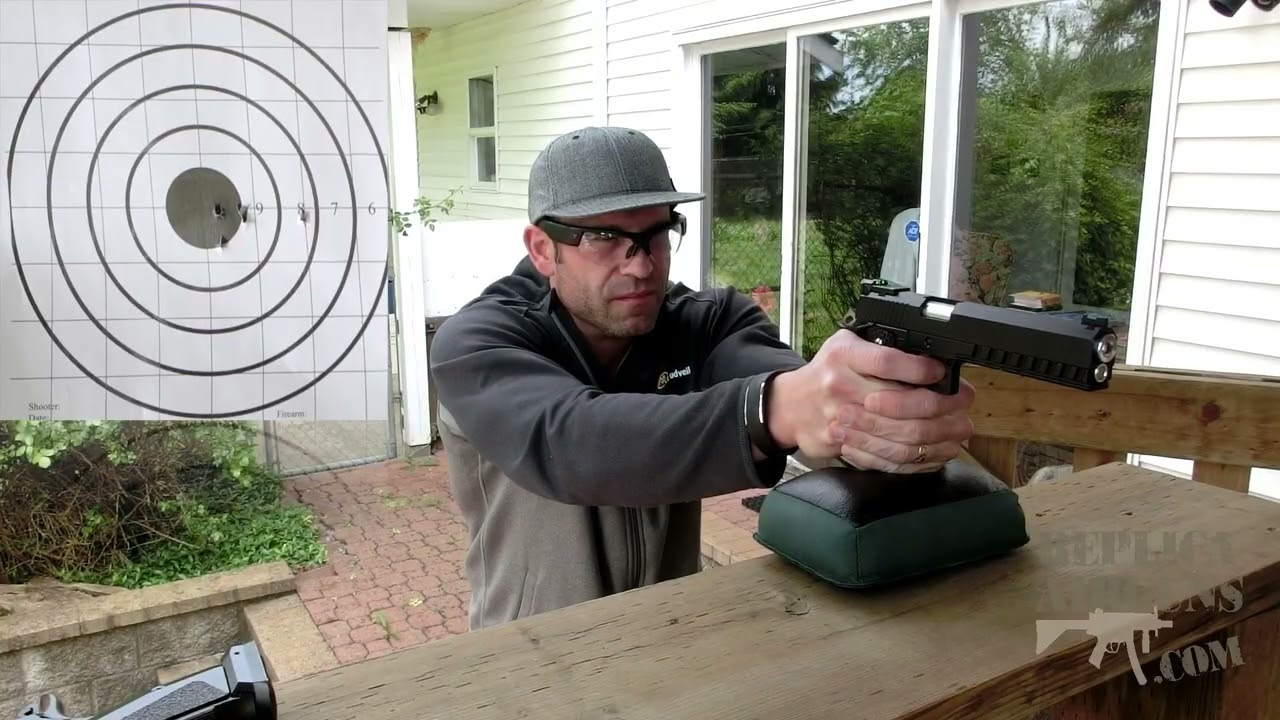 KJWorks KP-06 1911 HI-CAPA Blowback Airsoft Field Test Shooting Review