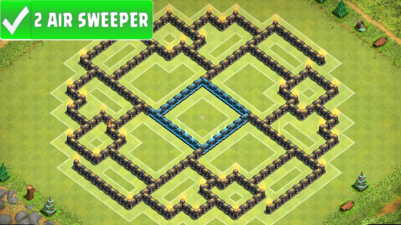 Clash Of Clans | AMAZING TOWN HALL 9 FARMING BASE (ENNEAD 4) w/2nd Air Sweeper!