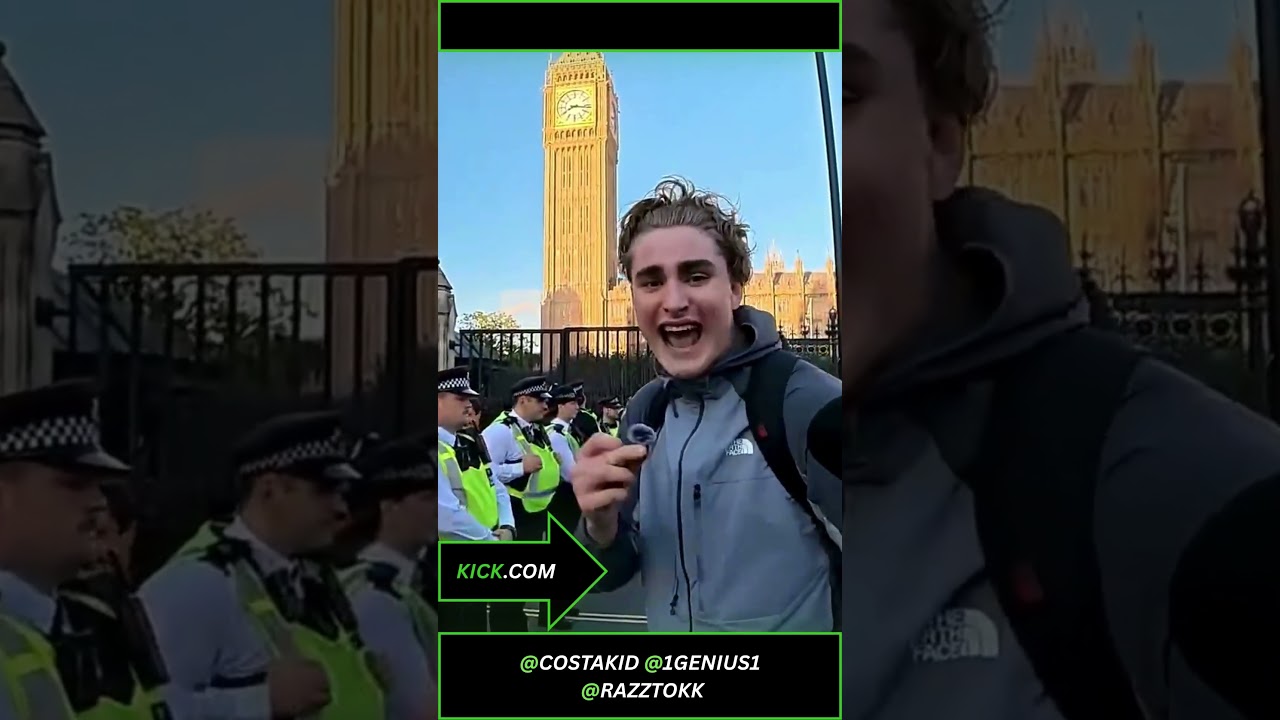 GENIUS CONFRONTS THE POLICE! AT LONDON PROTEST!..