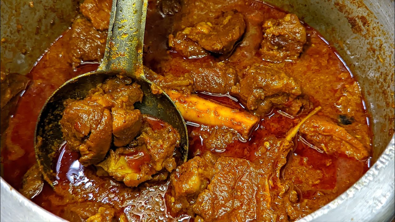 35 मिनट में बनाए मसालेदार तरी वाला मटन करी | Mutton Curry Recipe in Pressure Cooker | तरी वाला मटन