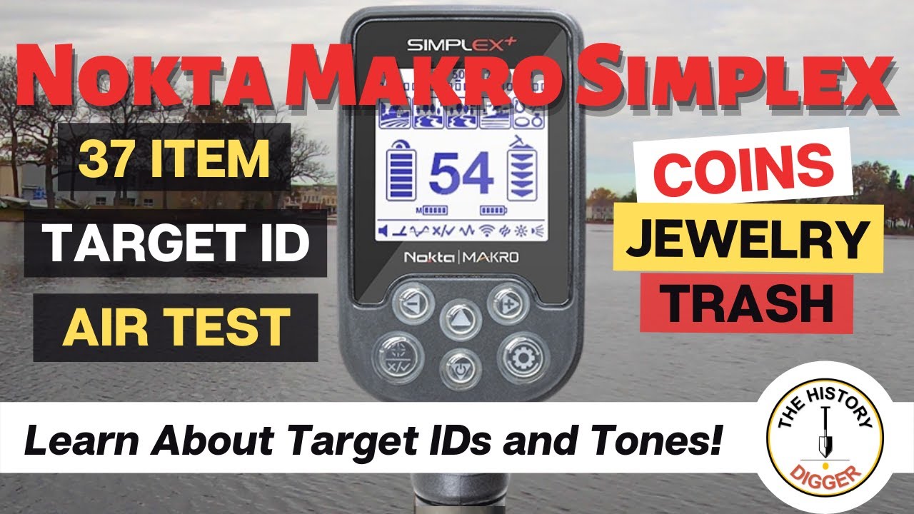 Nokta Makro Simplex - Target ID Air Test