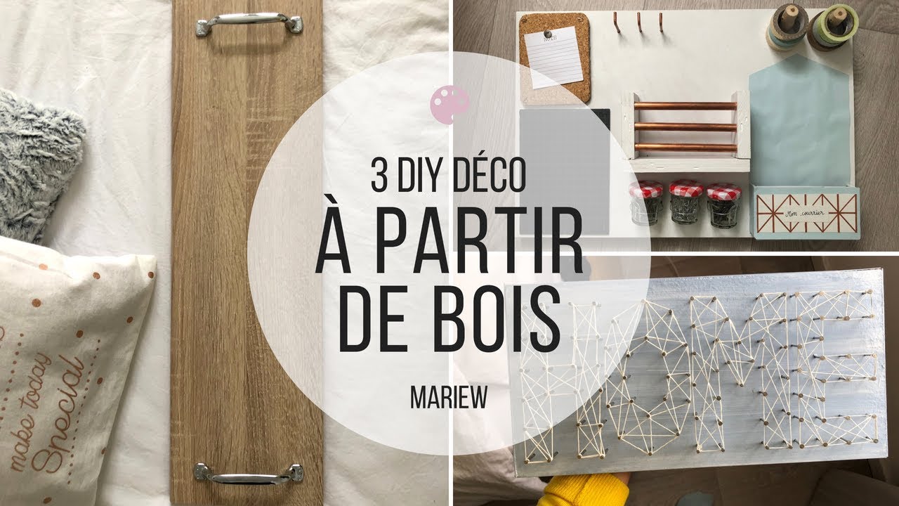 3 DIY &Agrave; PARTIR D'UNE PLANCHE EN BOIS !  ✂️